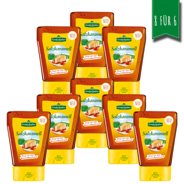 Grafschafter Salzkaramell Vorteils-Bundle 8 x 500g