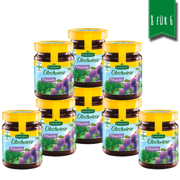 Obstwiese Pflaume Vorteils-Bundle 8 x 300g